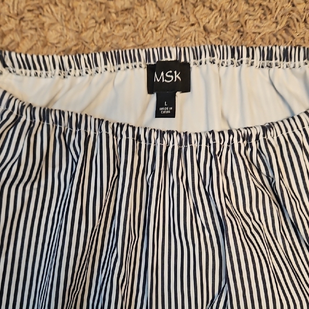 MSK Off-Shoulder Ruffle Sleeve Shift Dress - Picture 2 of 8
